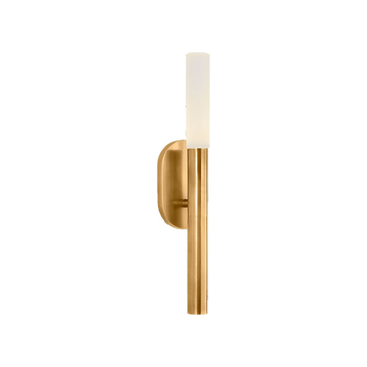 Rousseau Small Bath Sconce in Antique Burnished Brass