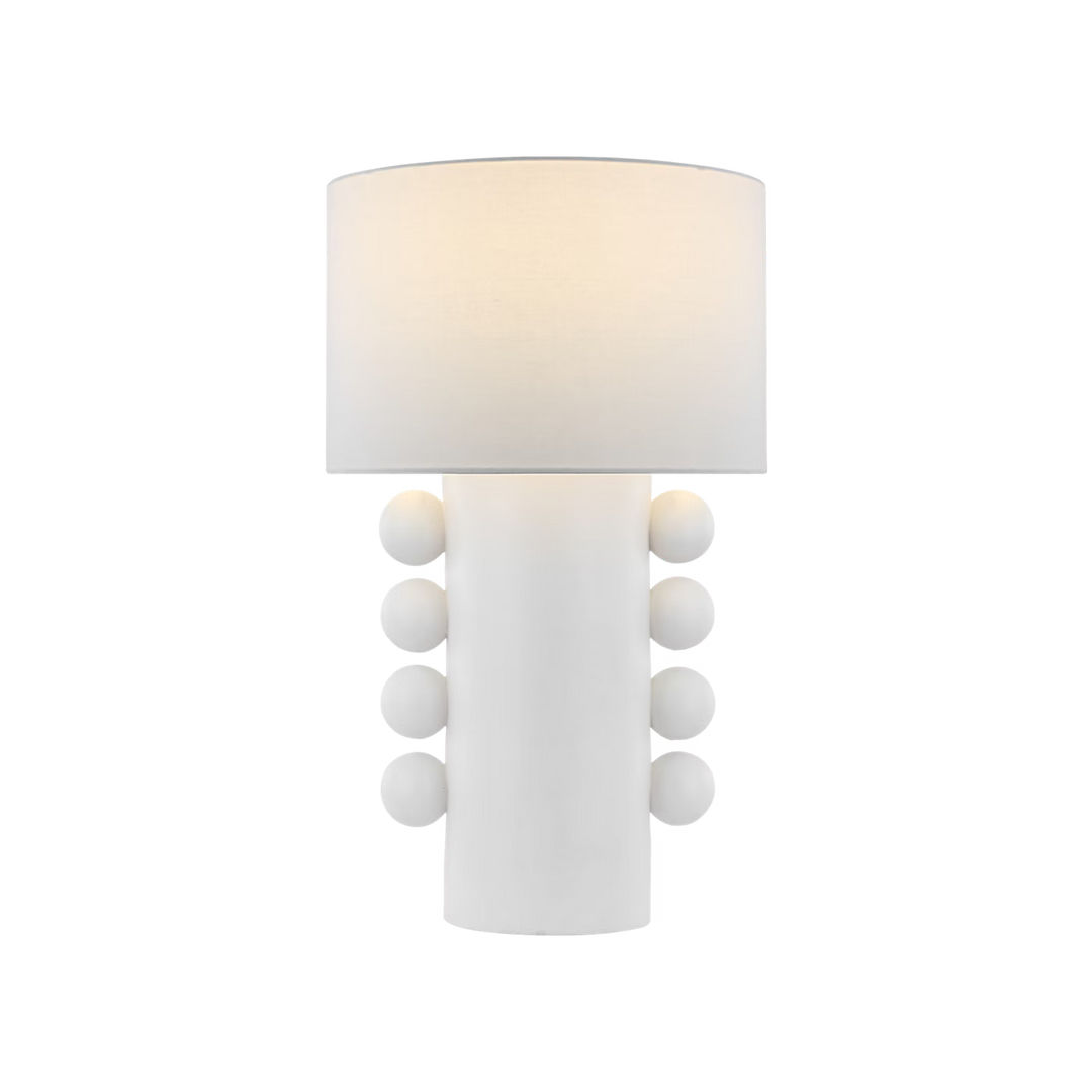 Tiglia Tall Table Lamp in Plaster White