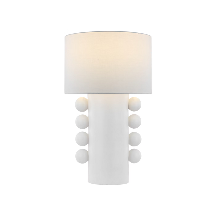 Tiglia Tall Table Lamp in Plaster White