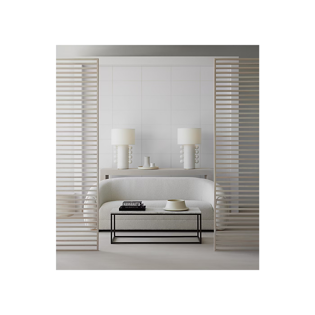 Tiglia Tall Table Lamp in Plaster White