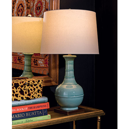 Kelly Celadon Lamp
