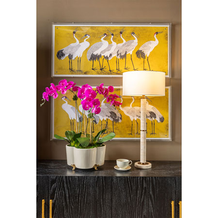 Tivoli Natural & Brass Lamp