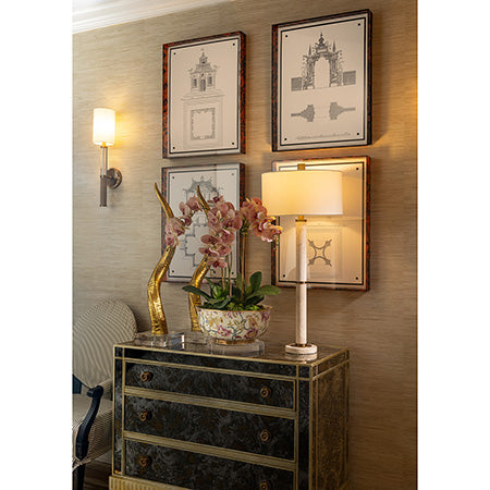 Tivoli Natural & Brass Lamp