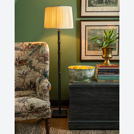 Lauderdale Black Floor Lamp & Shade