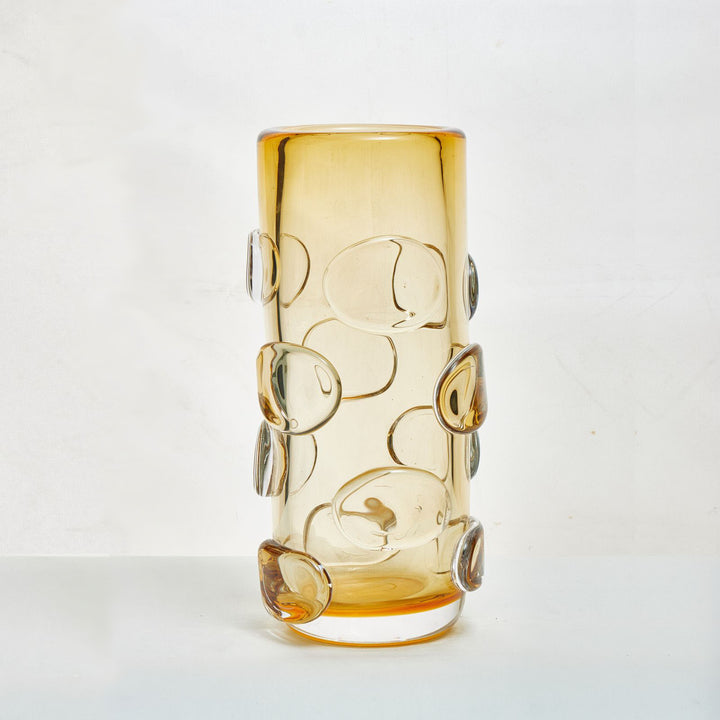 Amber Bubble Vase - Large