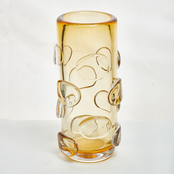 Amber Bubble Vase - Small