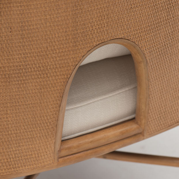 Ovalaires Lounge chair - Natural