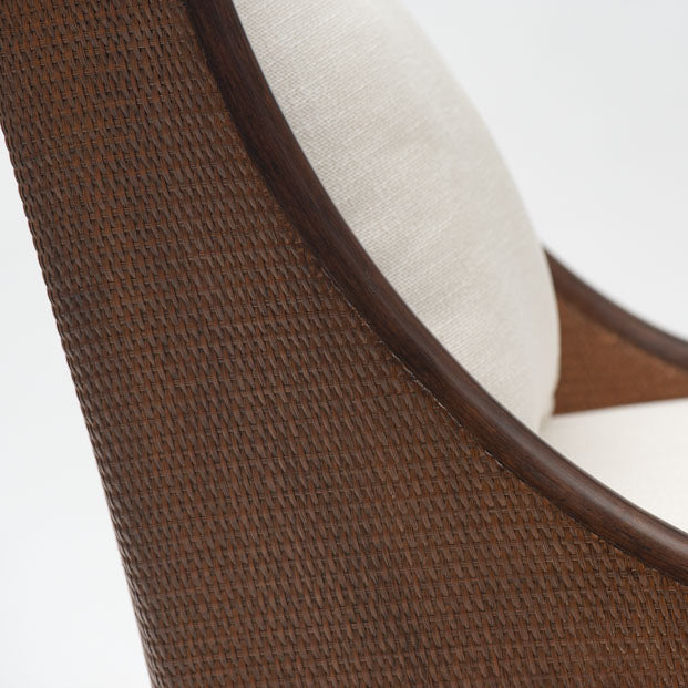 Ovalaires Lounge chair - Tobacco