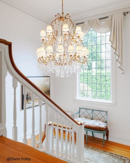Adrianna Large Chandelier in Antique Gild
