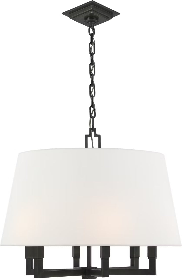 Square Tube Hanging Shade in Bronze