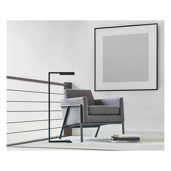 Dessau 38 Floor Lamp in Nightshade Black