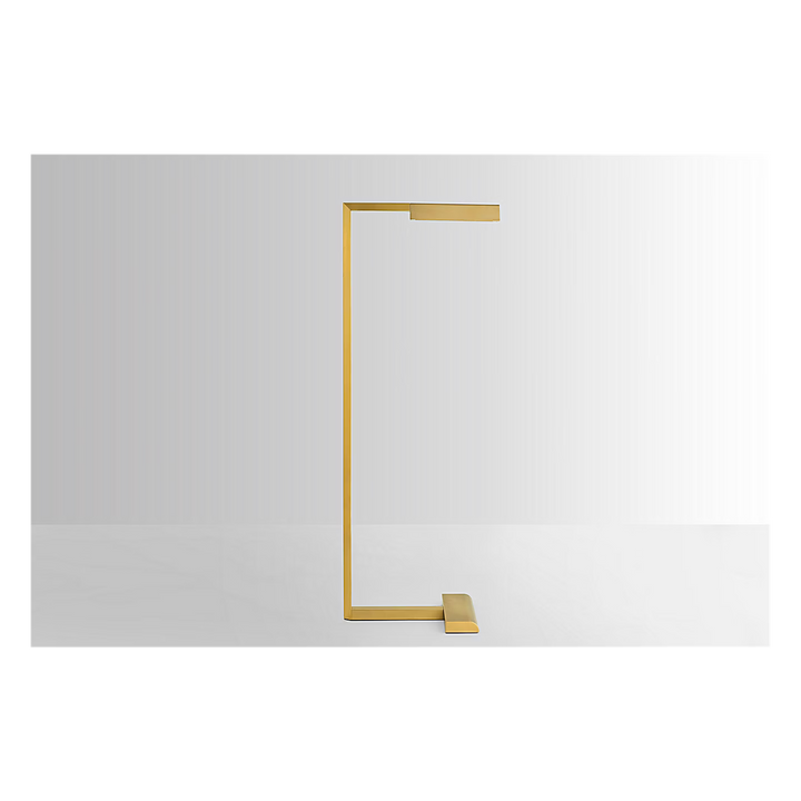 Dessau 38 Floor Lamp in Natural Brass