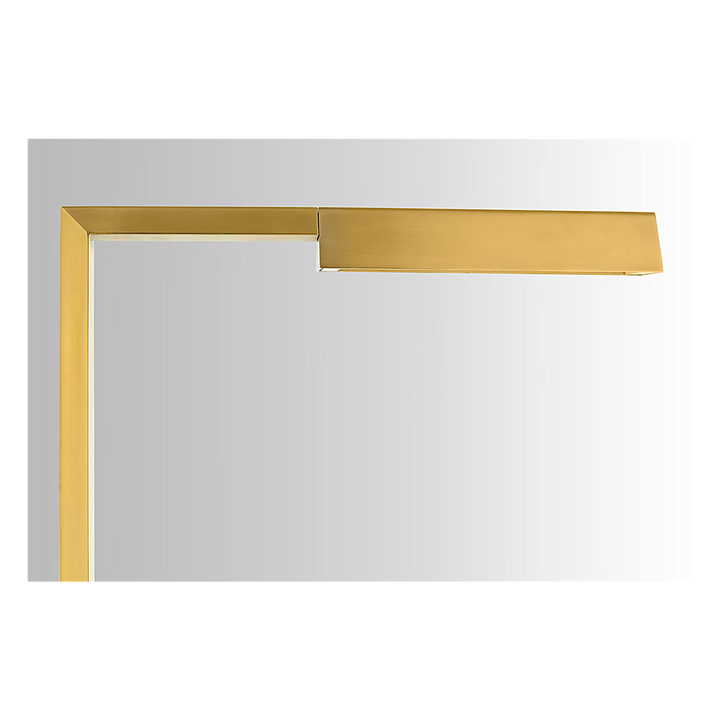 Dessau 38 Floor Lamp in Natural Brass