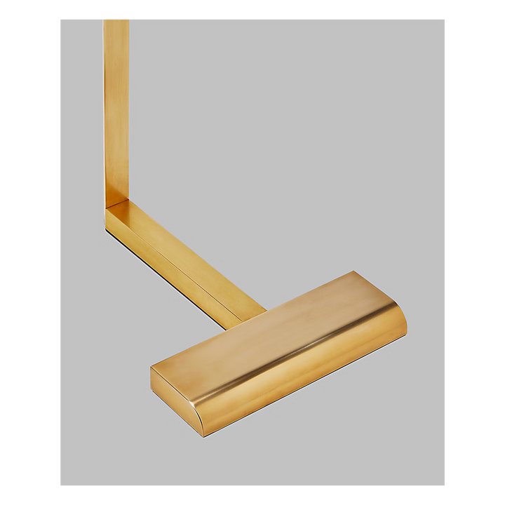 Dessau 38 Floor Lamp in Natural Brass