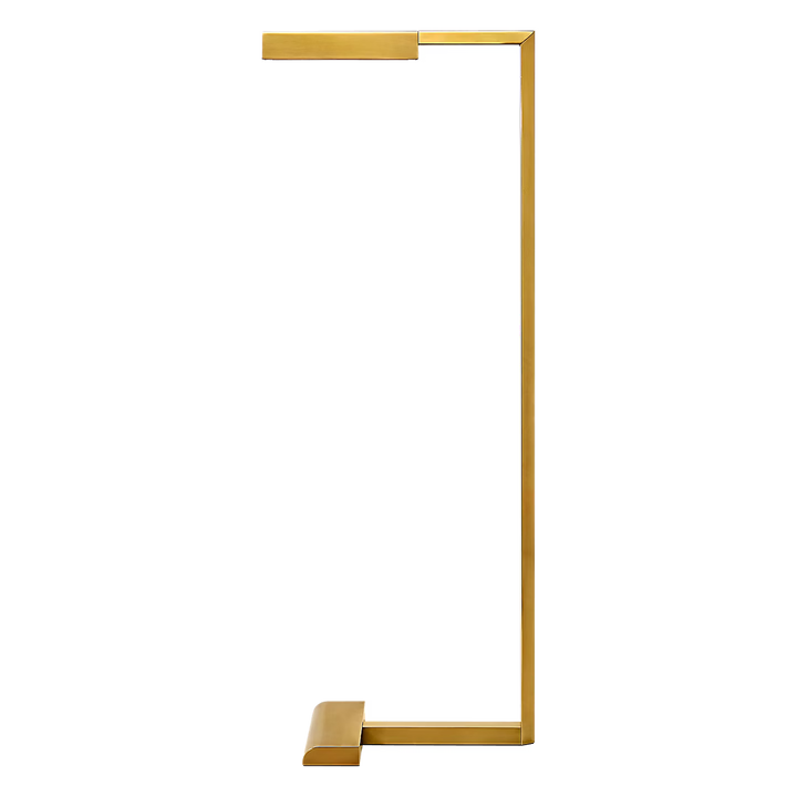 Dessau 38 Floor Lamp in Natural Brass