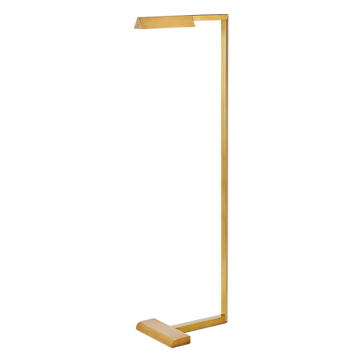 Dessau 38 Floor Lamp in Natural Brass