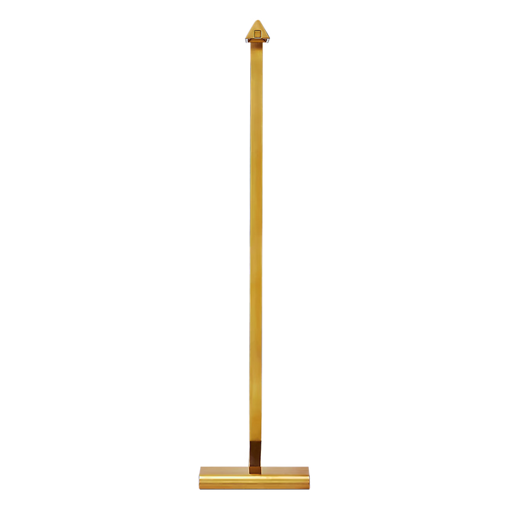 Dessau 38 Floor Lamp in Natural Brass