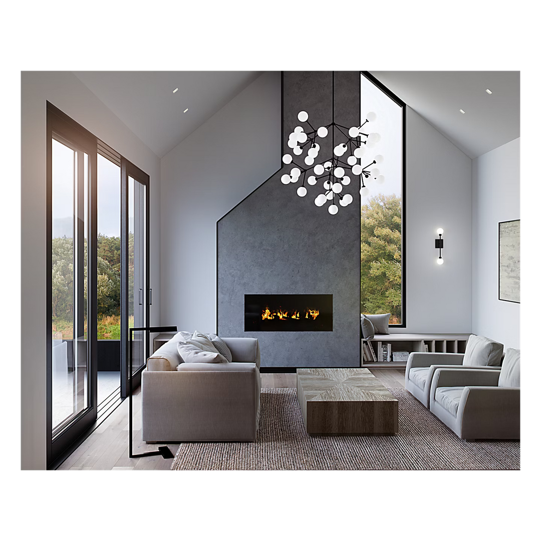 Dessau 38 Floor Lamp in Nightshade Black