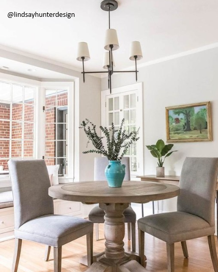Bryant Small Chandelier in Bronze with Linen Shades