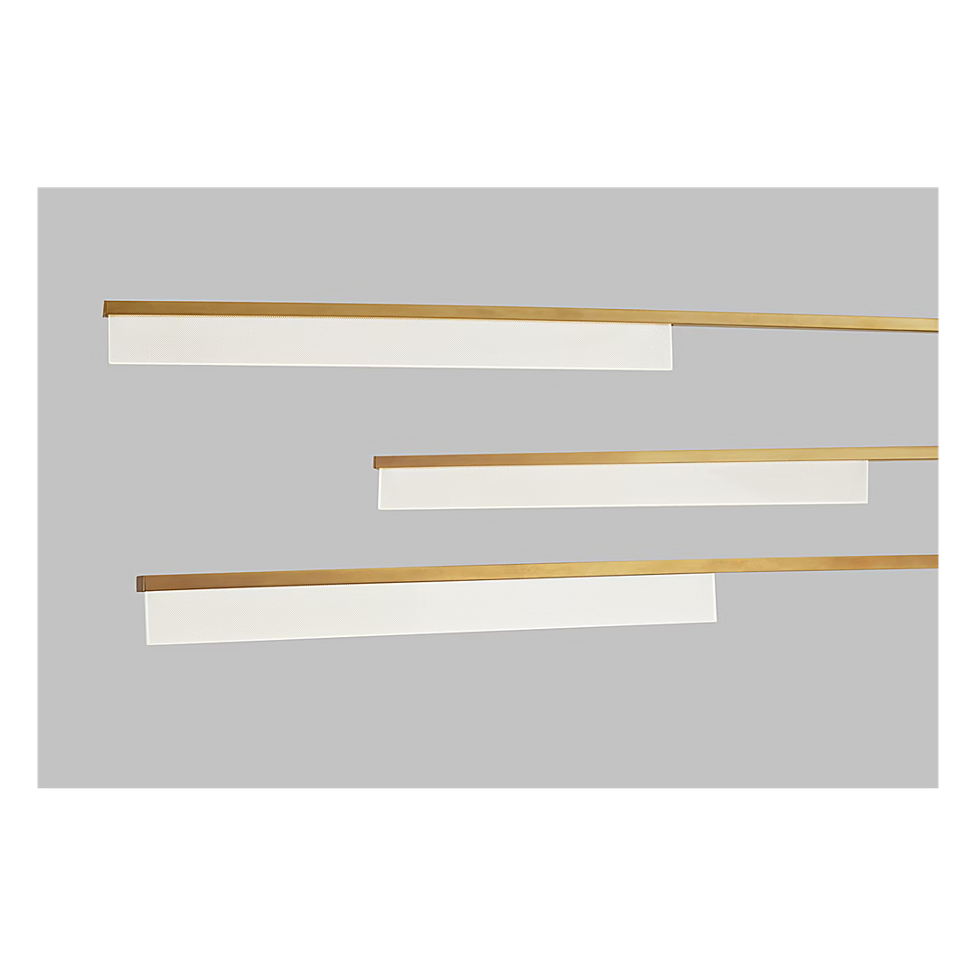 Klee 6-Light Chandelier in Natural Brass