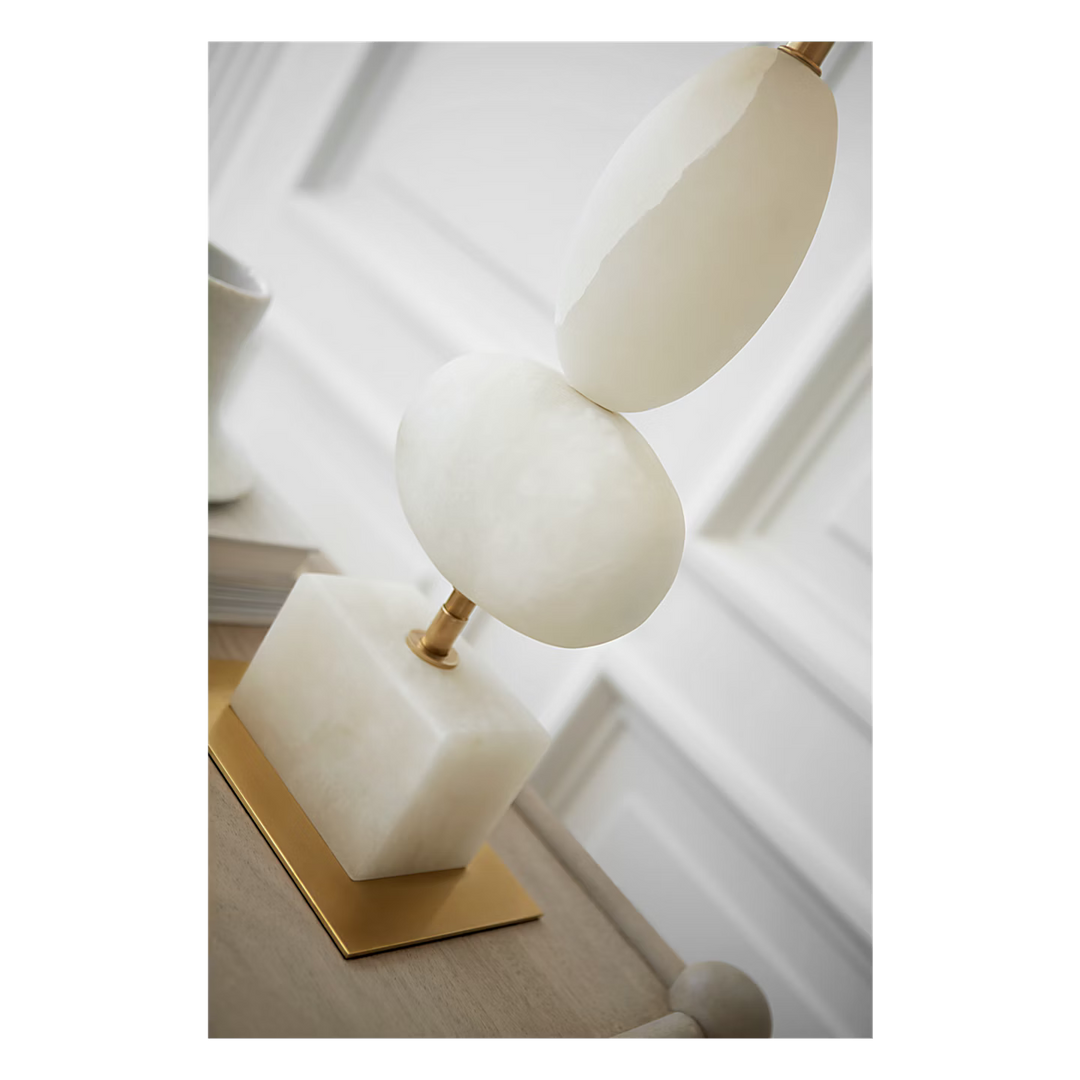 Dani Medium Table Lamp in Alabaster