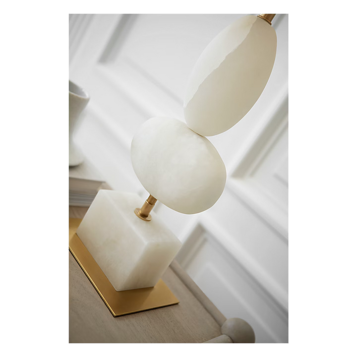 Dani Medium Table Lamp in Alabaster