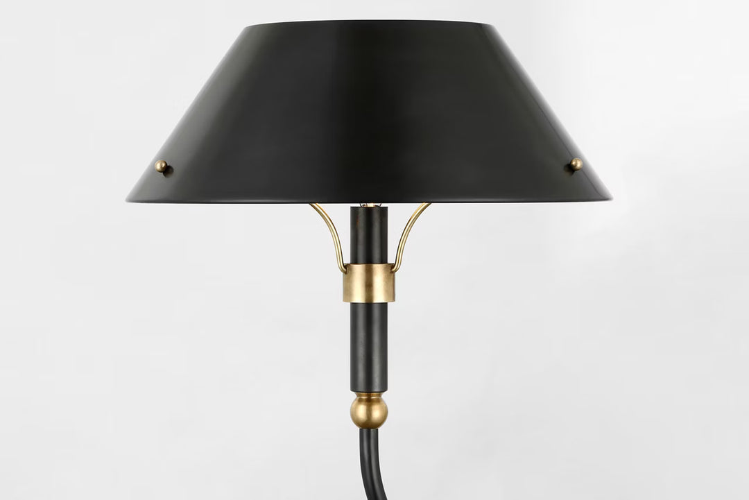 Turlington XL Linear Chandelier in Bronze  and Hand-Rubbed Antique Brass
