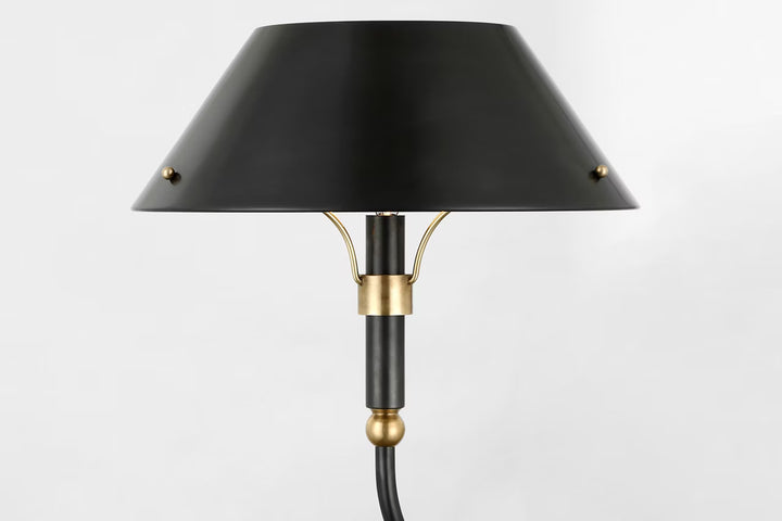 Turlington XL Linear Chandelier in Bronze  and Hand-Rubbed Antique Brass