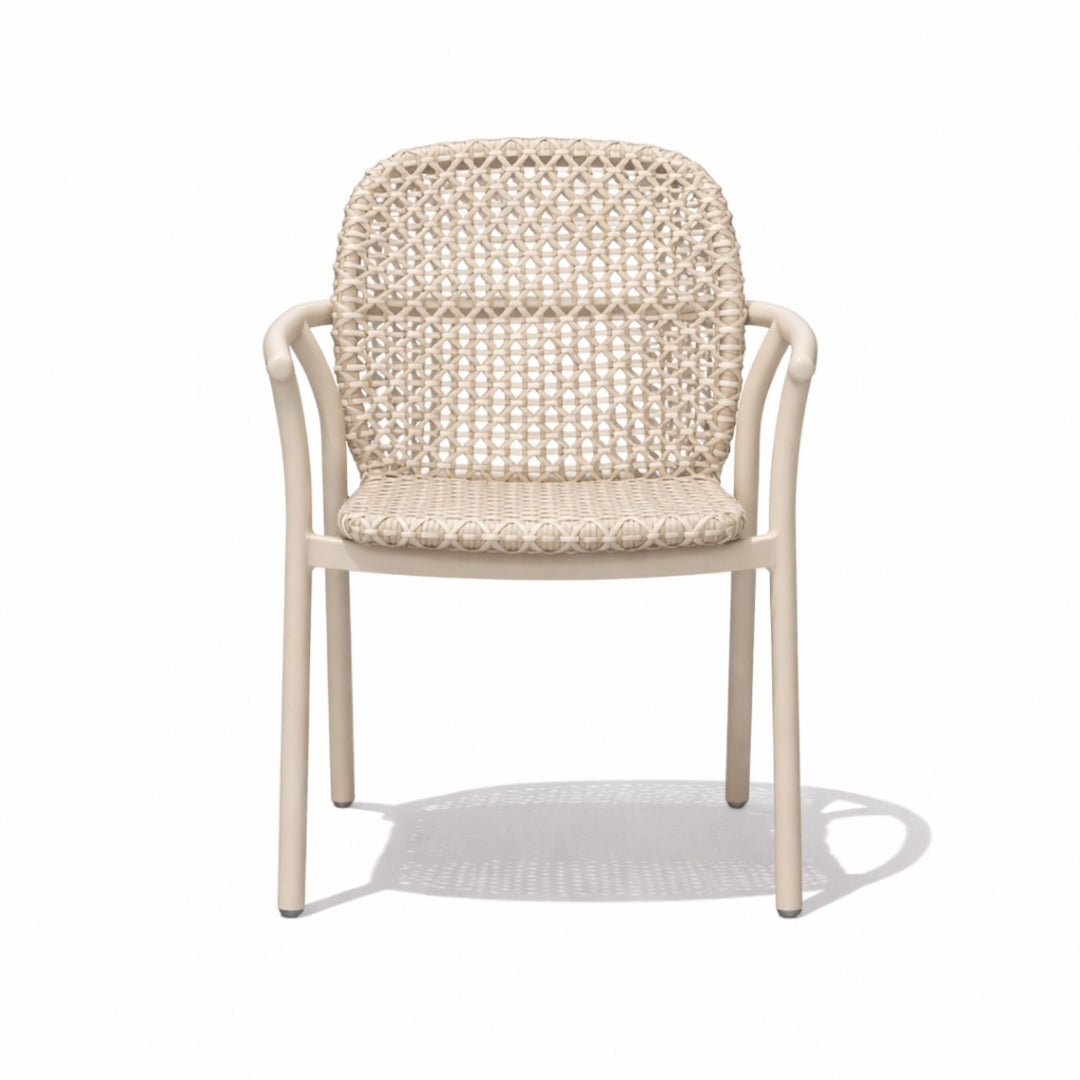Lilie Dining Armchair with Sand frame