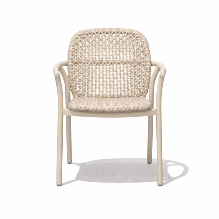 Lilie Dining Armchair with Sand frame