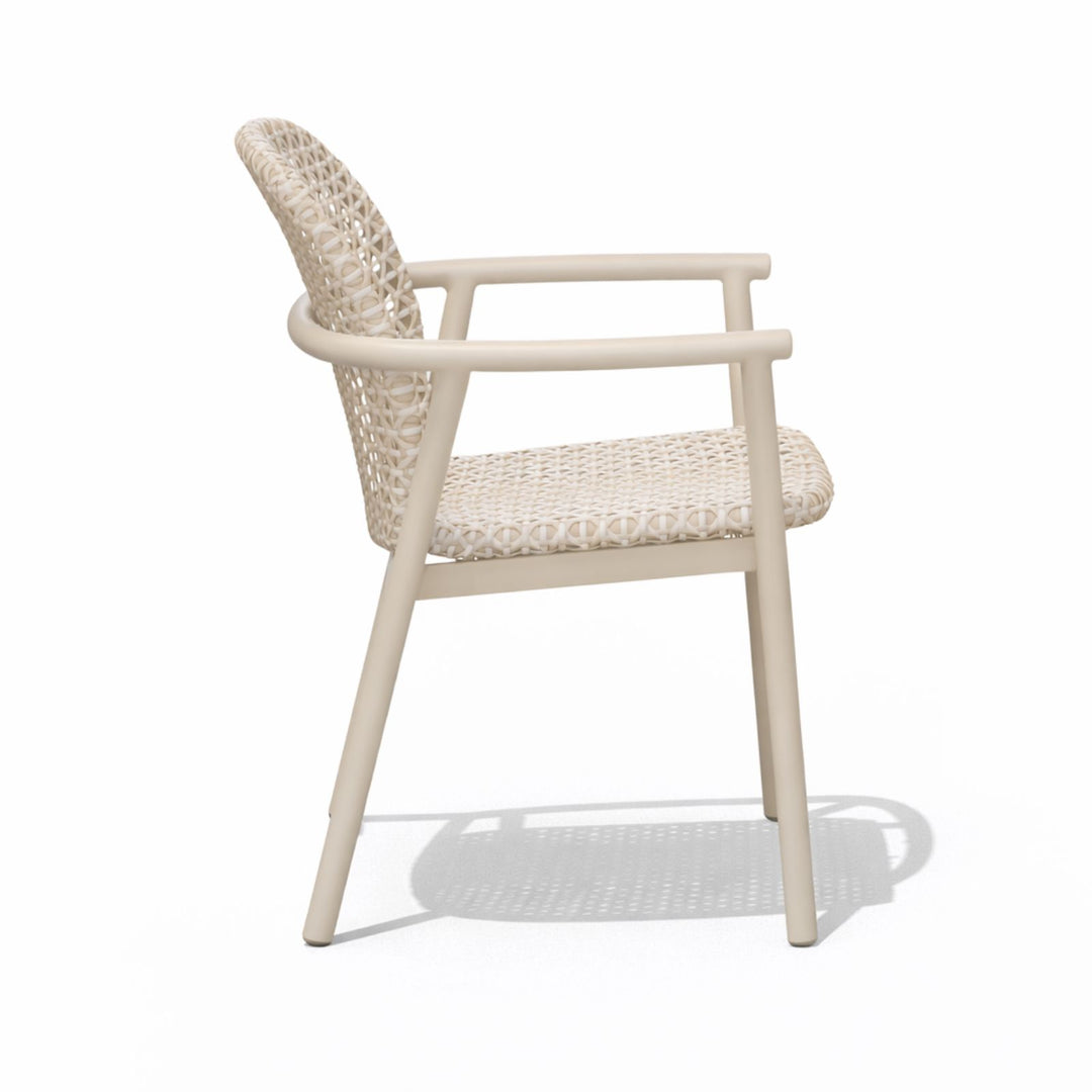 Lilie Dining Armchair with Sand frame