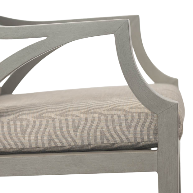 Tommy Bahama Silver Sands Arm Dining Chair with Cushions