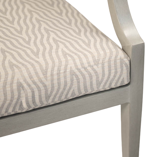 Tommy Bahama Silver Sands Arm Dining Chair with Cushions
