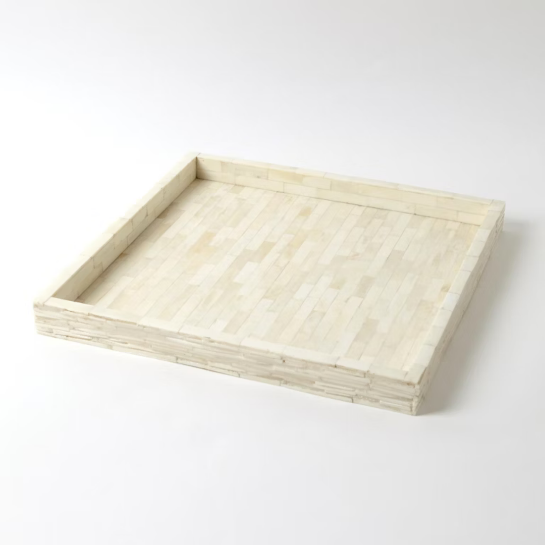 Chiseled Bone Tray - Medium