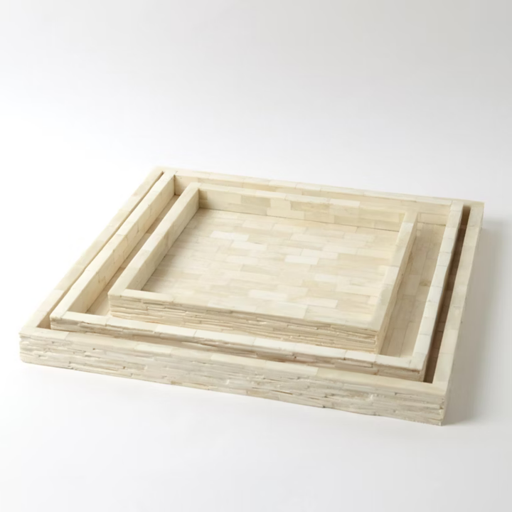 Chiseled Bone Tray - Medium