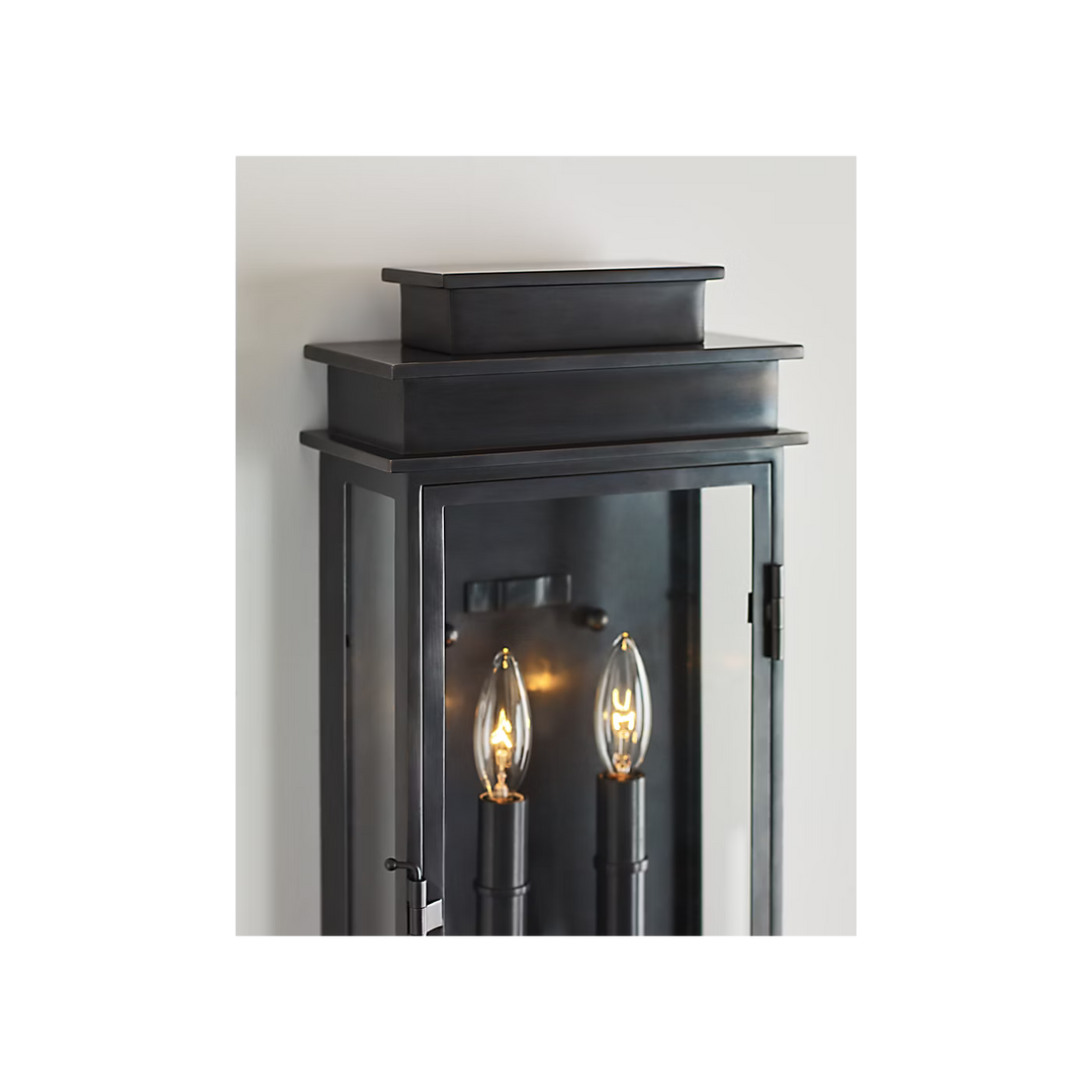 Linear Lantern Tall in Bronze