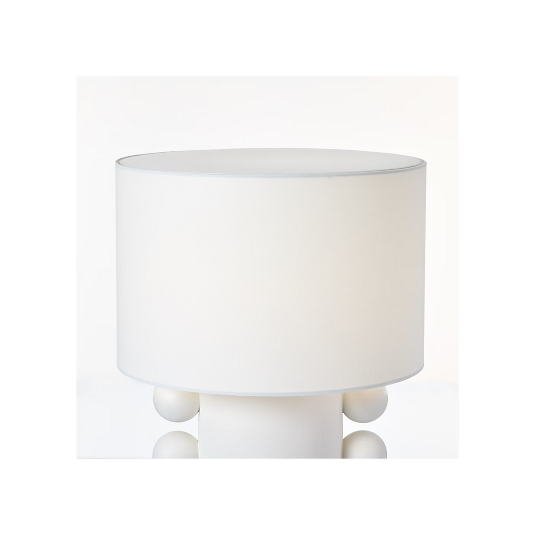 Tiglia Tall Table Lamp in Plaster White