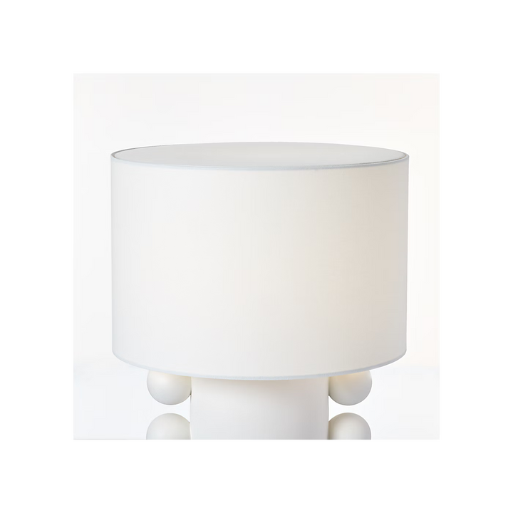 Tiglia Tall Table Lamp in Plaster White