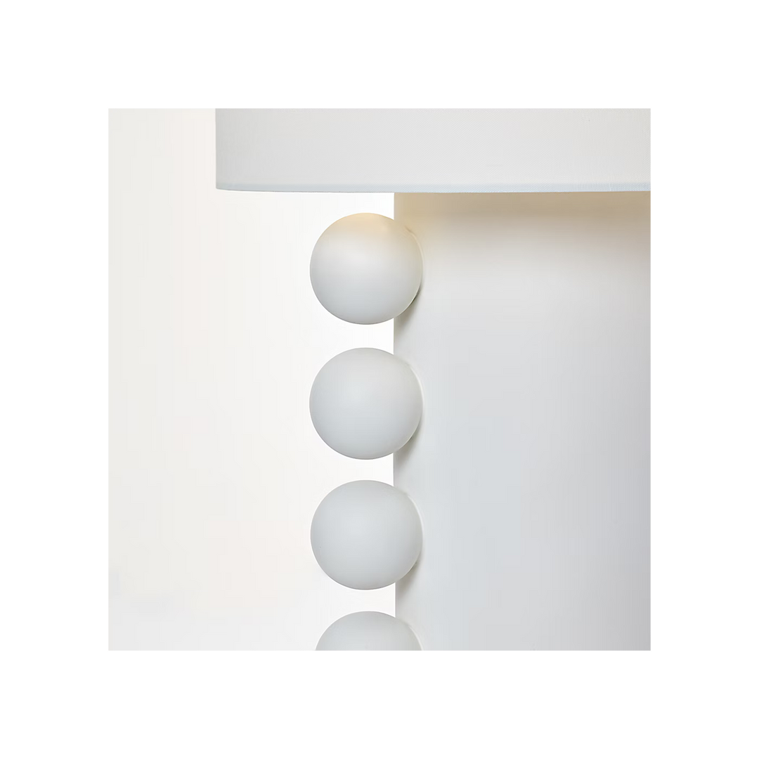 Tiglia Tall Table Lamp in Plaster White