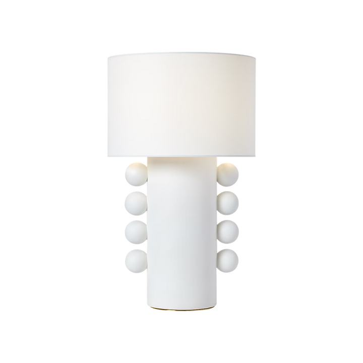 Tiglia Tall Table Lamp in Plaster White