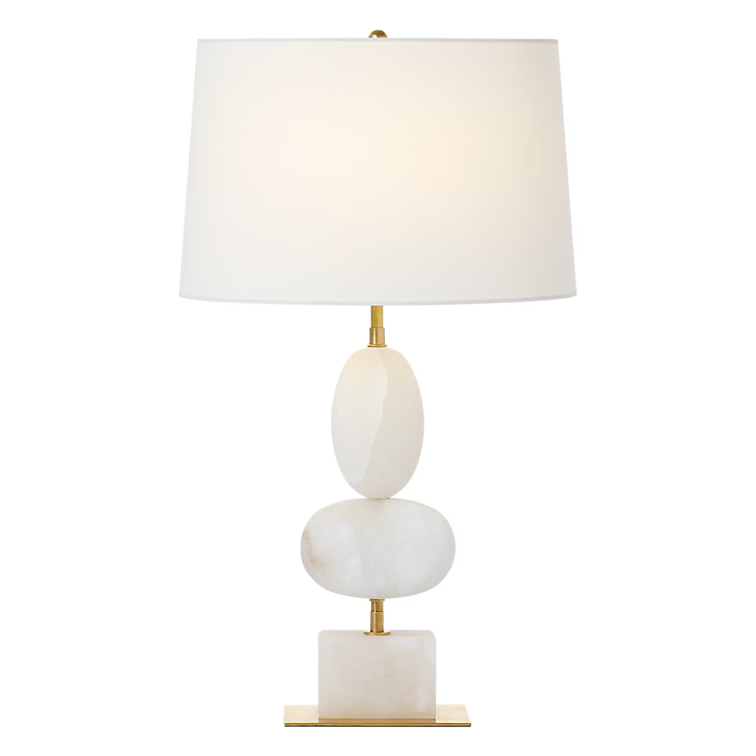 Dani Medium Table Lamp in Alabaster