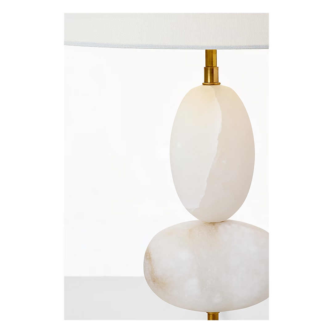 Dani Medium Table Lamp in Alabaster