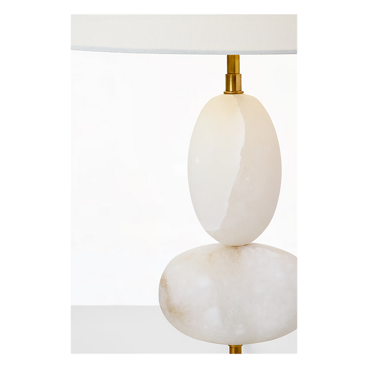 Dani Medium Table Lamp in Alabaster