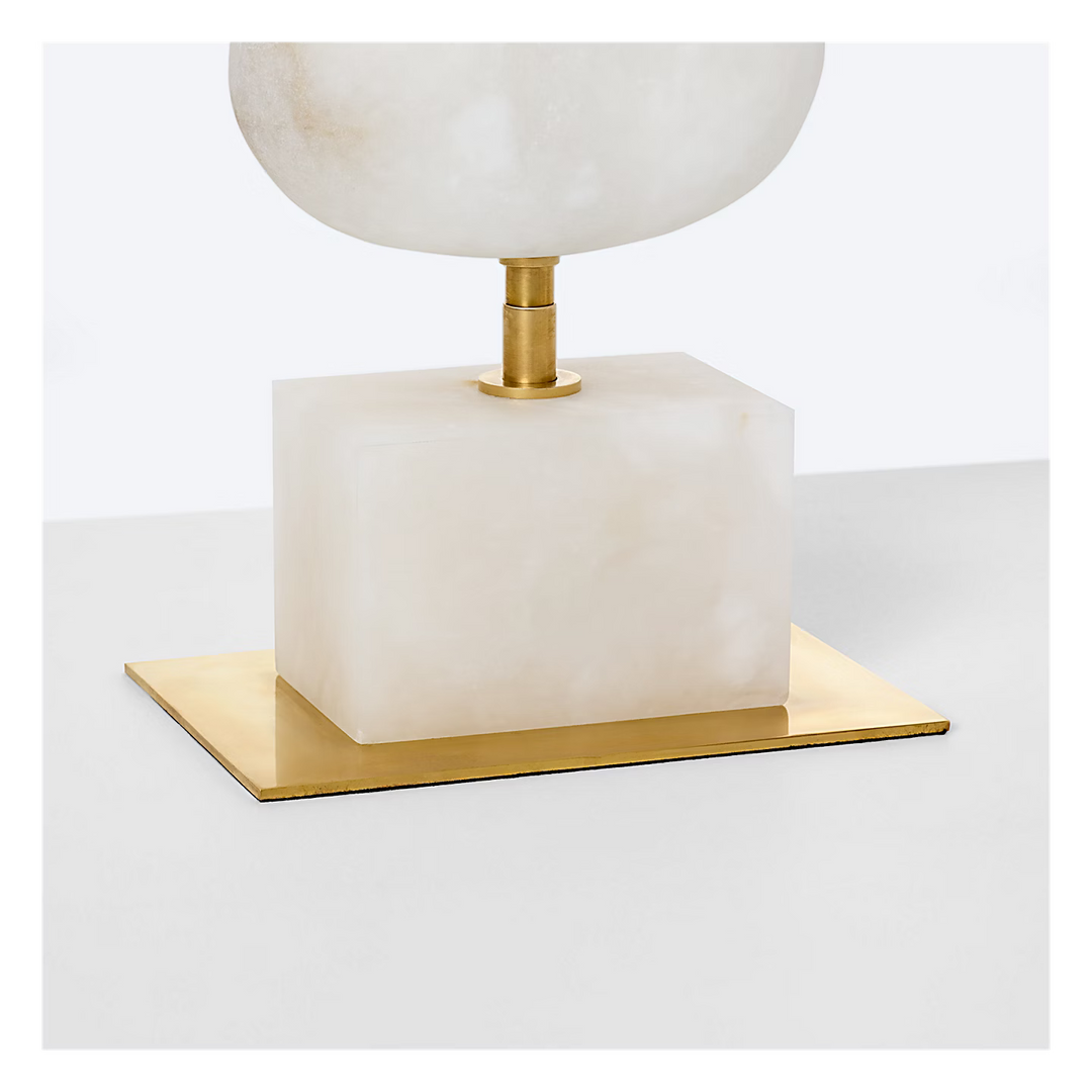 Dani Medium Table Lamp in Alabaster