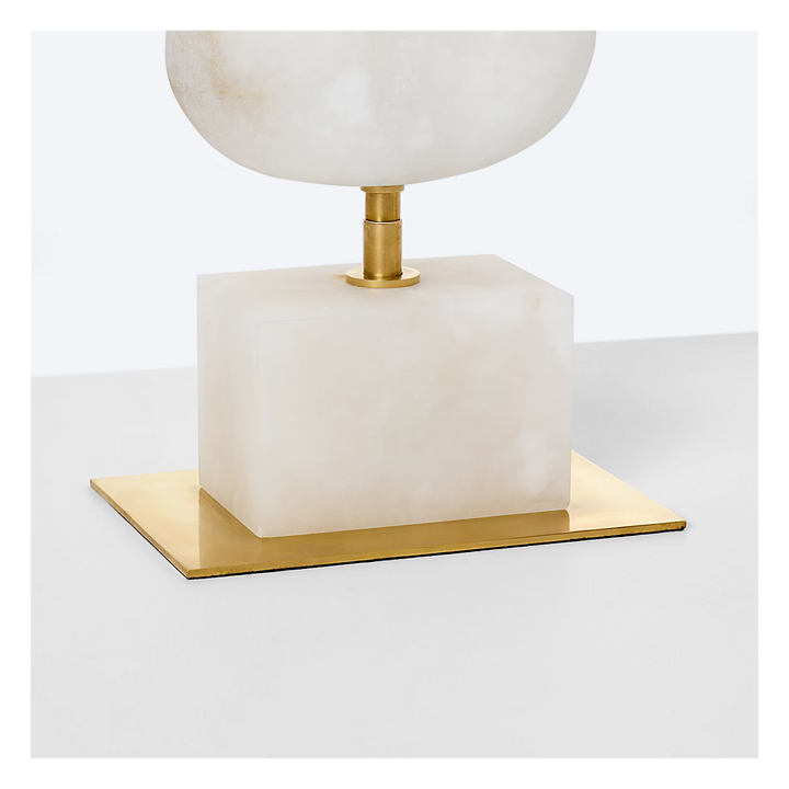 Dani Medium Table Lamp in Alabaster