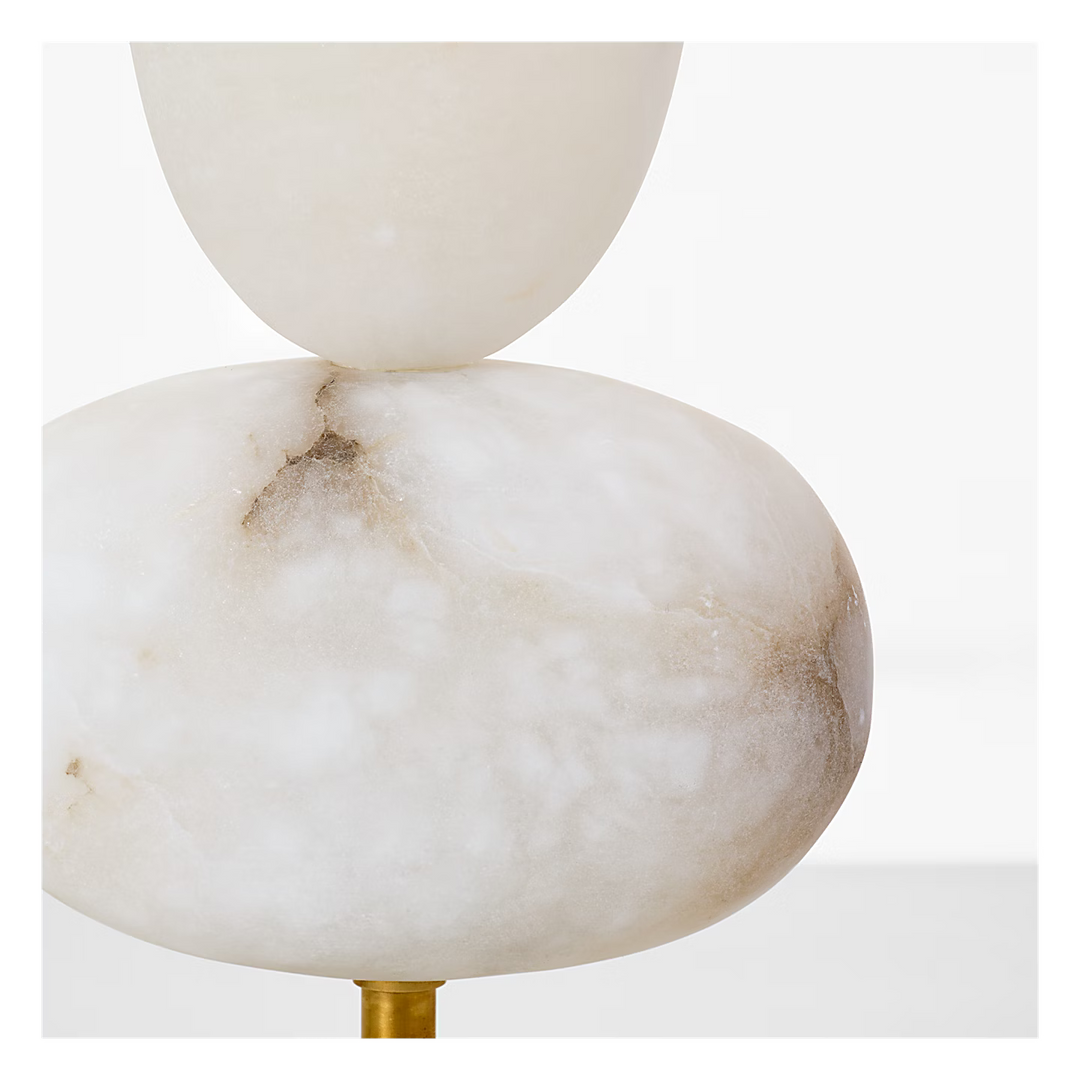 Dani Medium Table Lamp in Alabaster