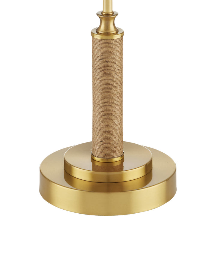 Ippolito Brass Console Lamp