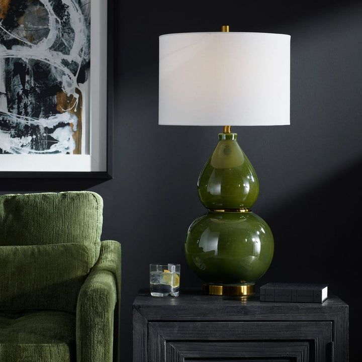 Gourd Table Lamp - Green