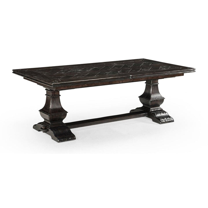 Extending Rectangular Dining Table in Dark Ale