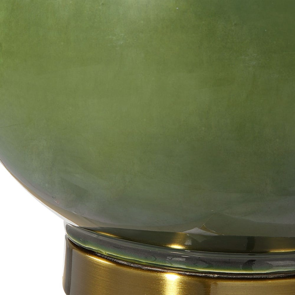 Gourd Table Lamp - Green